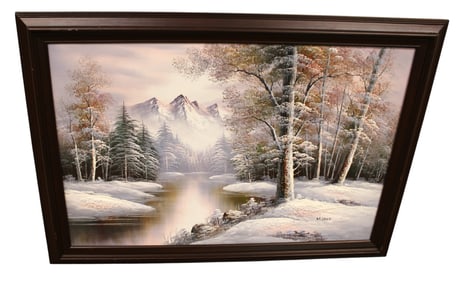 Signed oil on canvas M. Scott
