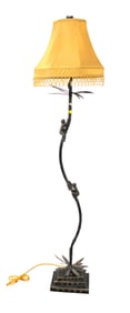 Maitland Smith style Monkey Pole Lamp