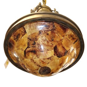 Maitland Smith hanging light fixture chandelier
