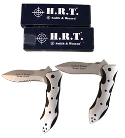 2 Smith and Wesson knives, border guard, hrt