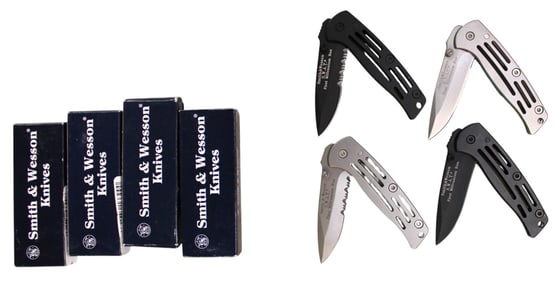 4 Smith and Wesson knives, 1st millennium run