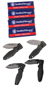 4 Smith and Wesson knives,1st millennium run, extreme ops