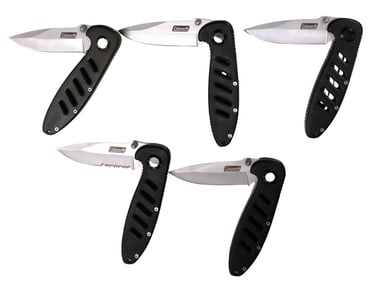 4 Coleman assorted knives with boxes