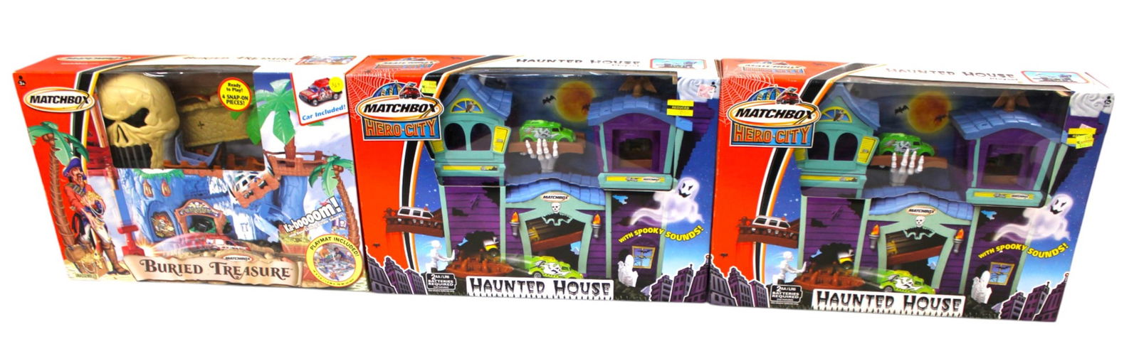 3 Vintage Matchbox Play Sets in original boxes (1 of 3)