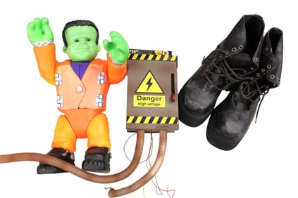 Vintage Frankenstein, Box, Boots (working)