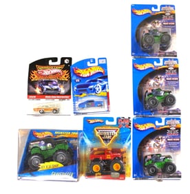 7 Vtg Hot Wheels in original packaging.