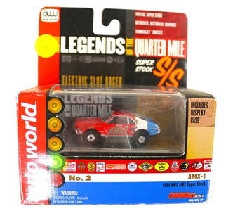 Auto World Legend slot car 1969 AMX-1 Super Stock: Auto World Legend slot car 1969 AMX-1 Super Stock in original box with display case.