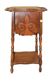 Semi antique copper lined smoke stand