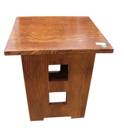 Stickley mission oak arts & crafts square side table