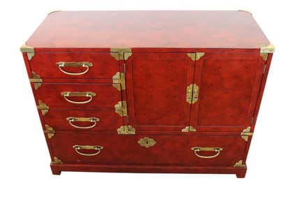 Vintage Century Asian inspired campaign chest