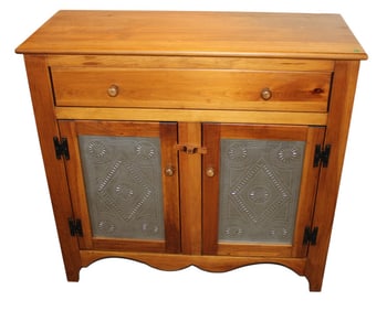 Mastercraft country knotty pine pierce tin front server
