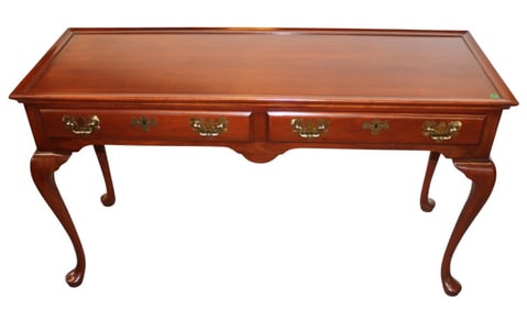 Vintage Harden queen anne console or sofa table