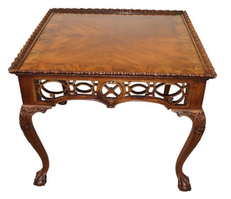 Vintage Wellington Hall chippendale style lamp table