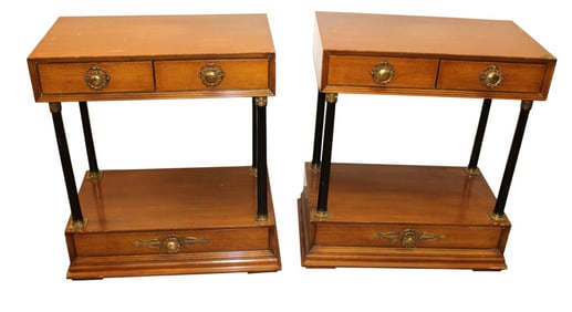Pr vintage Bethlehem regency mahogany nightstands