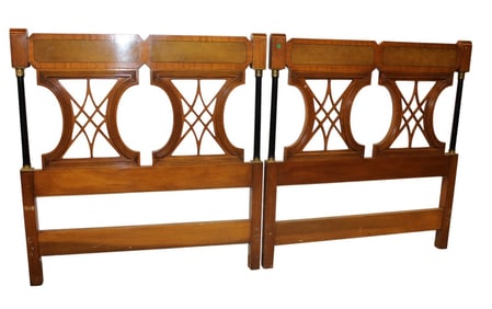 Pr vintage Bethlehem regency 2 tone twin head boards