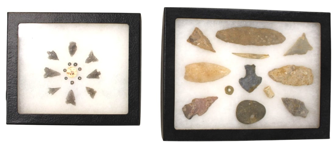 Native American artifacts arrow heads and other (1 of 3)
