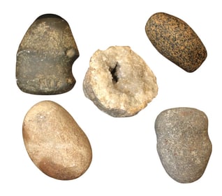 (5) Native American artifacts tools and other.