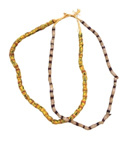 (2) Native American beaded necklaces