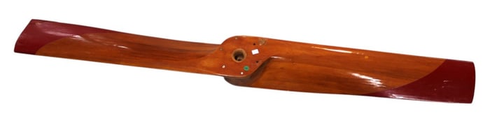 Antique 1938 Stearman wood airplane propeller