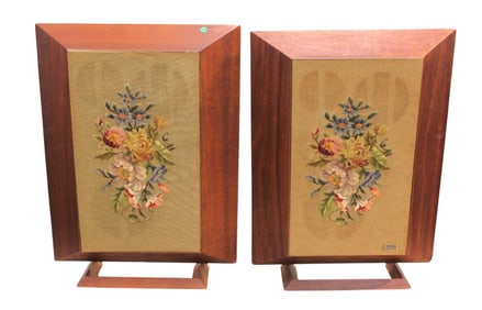 Mid Century Modern Needlepoint Speakers University