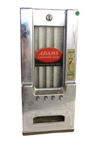 Vintage Adams Chewing Gum vending machine