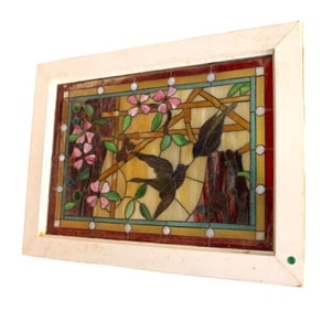 Semi-antique lead glass window