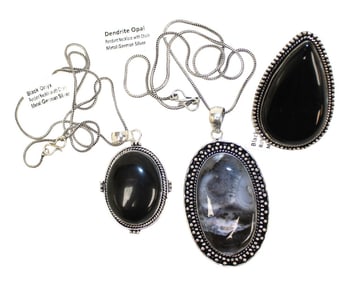 3 pieces of German Silver Jewelry