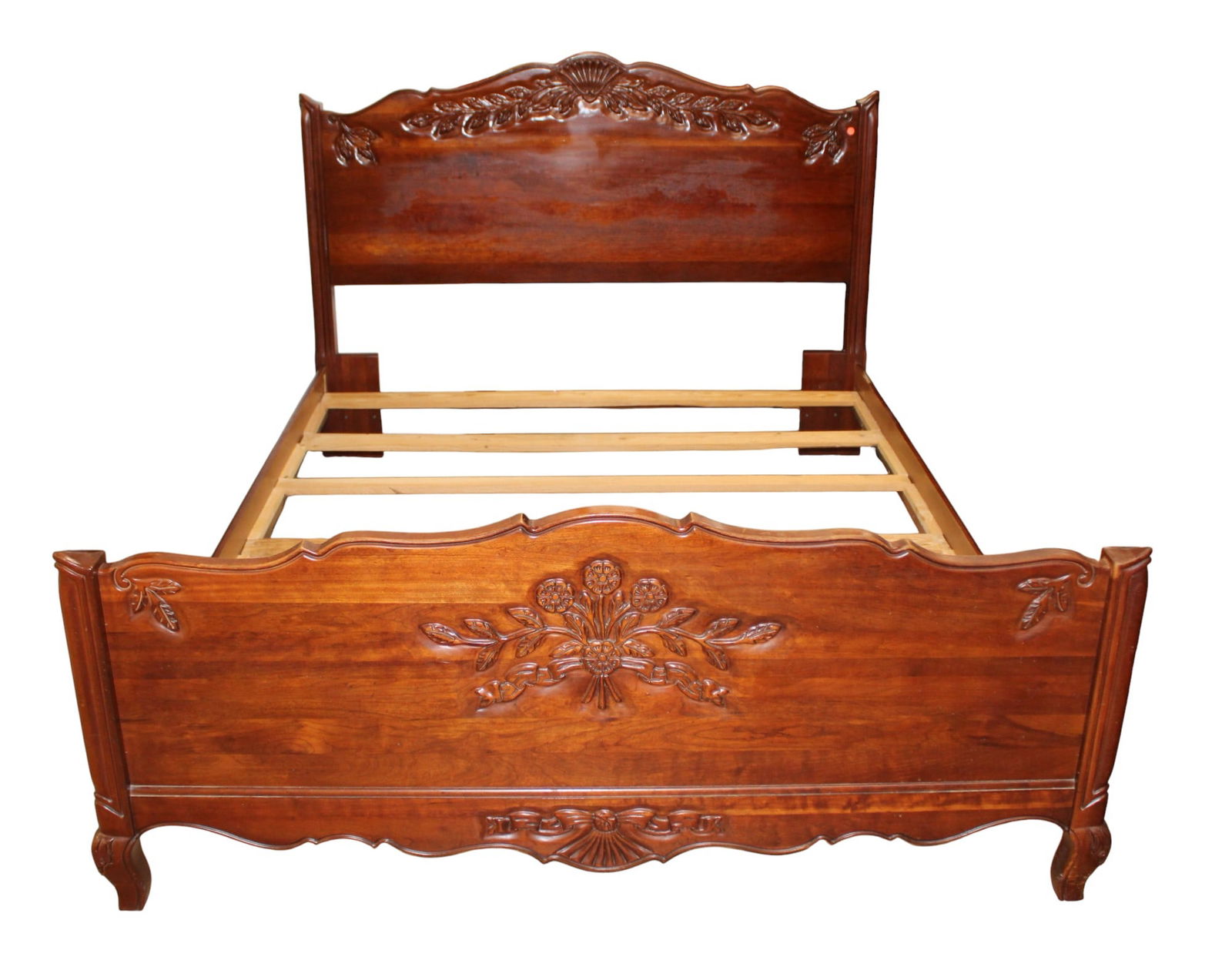 Thomasville Montrachet vintage queen bed, complete (1 of 6)
