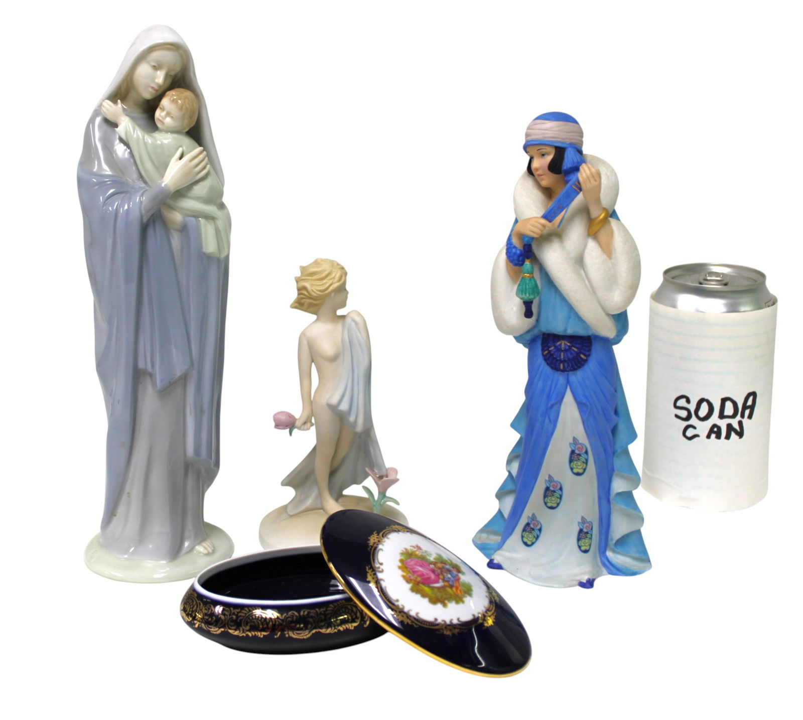 4pcs vtg porcelain: Hibel, Lenox, Limoge, Japanese (1 of 5)