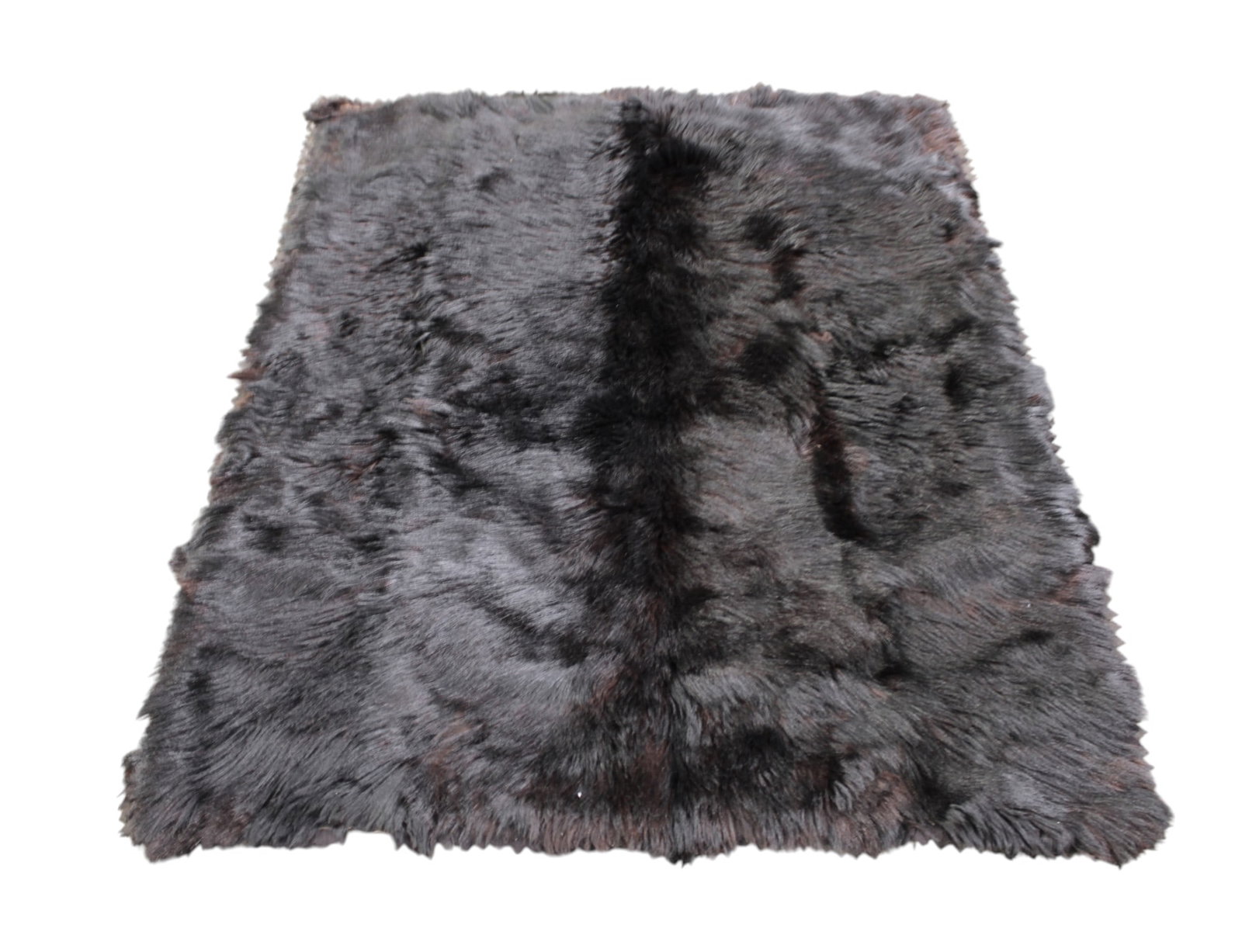 Bear skin style rug. 60' x 51': Bear skin style rug. 60" x 51"