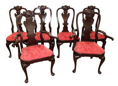 Quality set 6 Stickley dining chairs