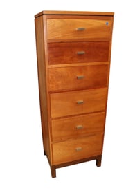 Quality Stickley modern solid cherry lingerie chest