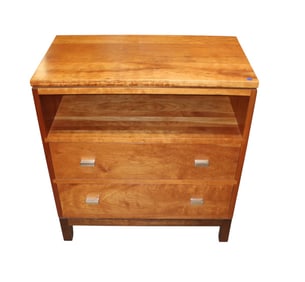 Quality Stickley modern solid cherry side chest