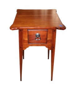 Petite NE style square table attrib. Bob Timberlake