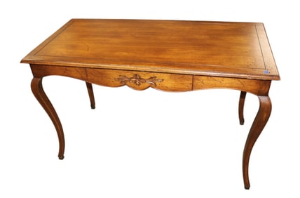 Country french style desk in original antique distress finish