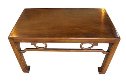 Asian solid mahogany console table