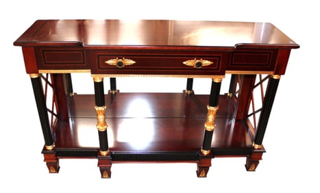 Beautiful regency style console table, Infinity Furn Gigasso