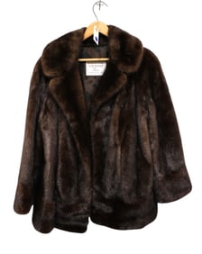 Vintage mink fur coat A. Herman Furs Monongahela, PA