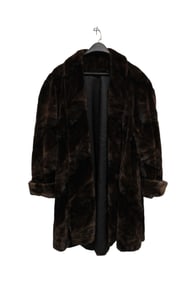 Vintage long fur coat, believe chinchilla
