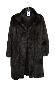 Vintage long mink fur coat