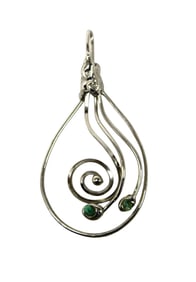 Artisan wire pendant