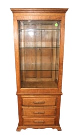 Awesome antique quartersawn oak glass display case