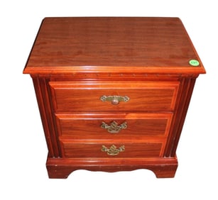 Broyhill cherry finish laminate top nightstand