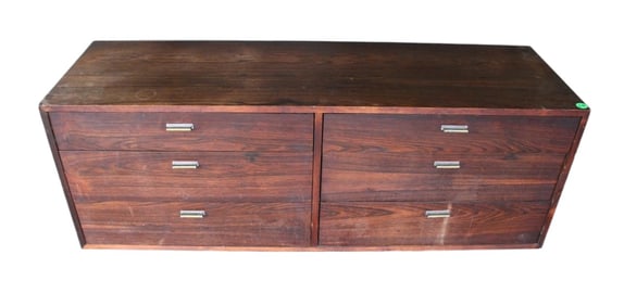 Mid Century Modern walnut chest