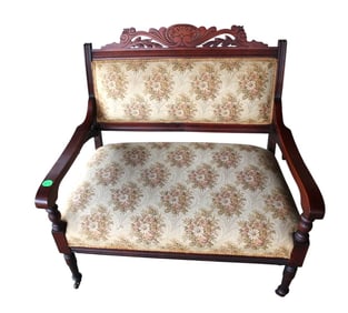Antique Victorian Petite Double Arm Bench