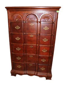 Mahogany Tall High Chest - match lot 615