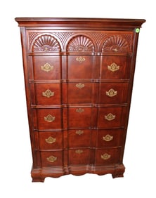 Mahogany Tall High Chest - match lot 614