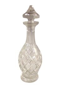 Waterford crystal decanter with lid