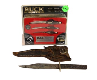 Buck 3 pc. knife 2007 collector series unopened