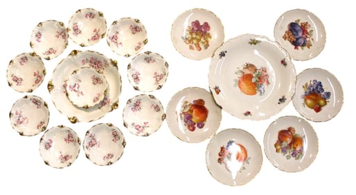 11pc German Berry set & 7pc Schumann Arzberg dessert set